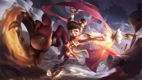 王者荣耀哪吒怎么开大