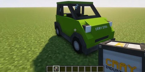 我的世界汽车怎么造